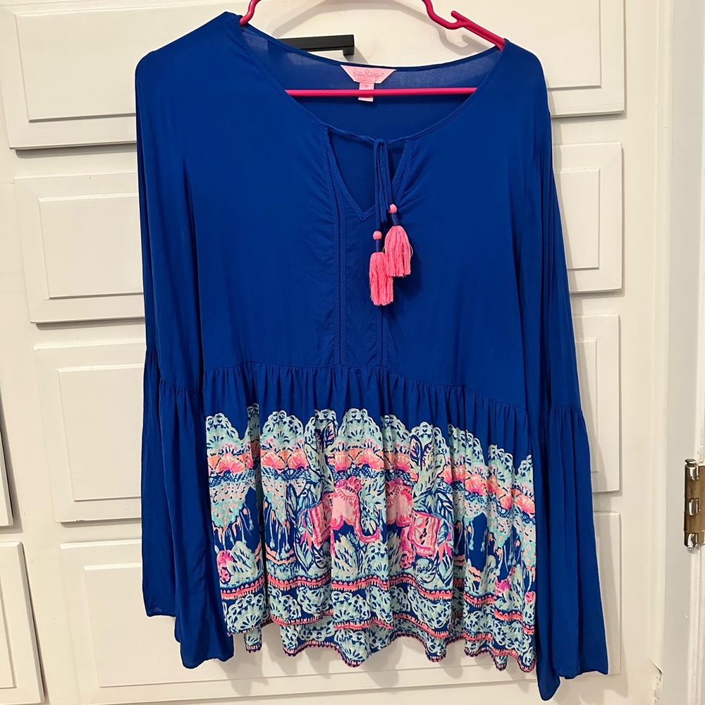Lilly Pulitzer bell sleeve top